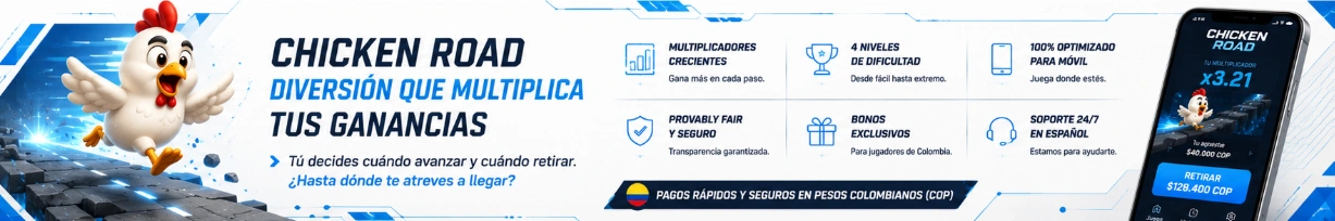 Segundo banner horizontal de Chicken Road